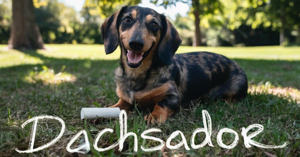 13. Dachsador (Labrador Retriever x Dachshund Mix)