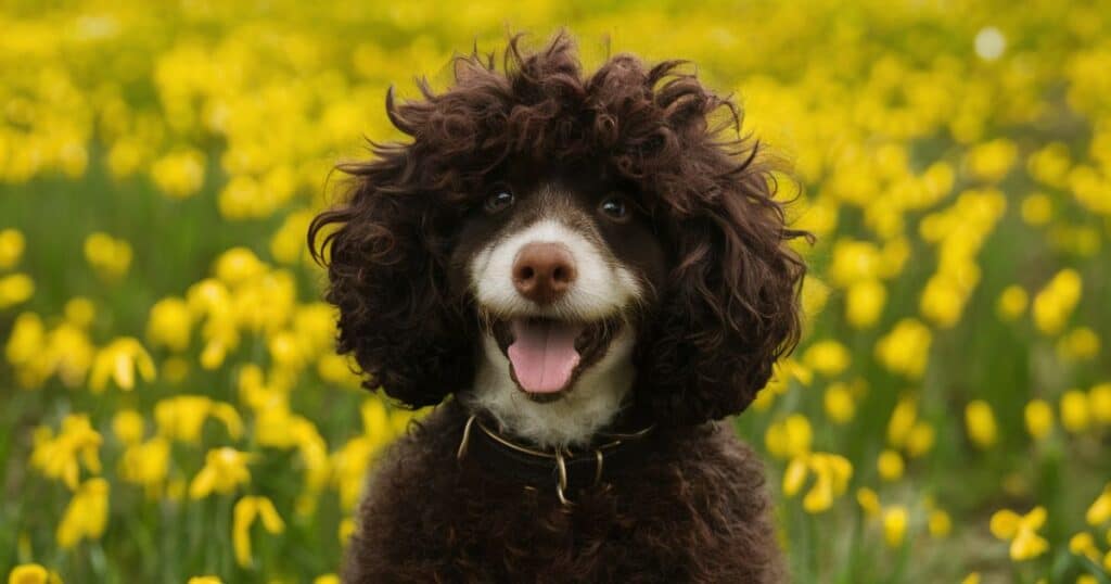 Curly Chocolate Coat