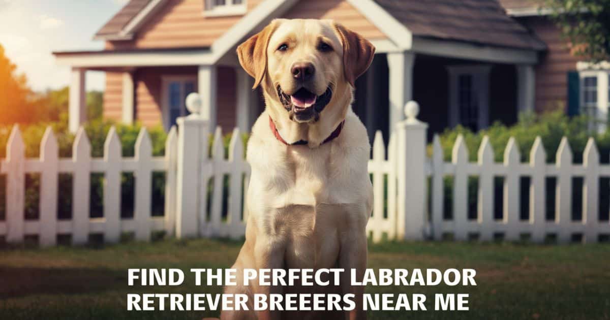 Find the Perfect Labrador Retriever Breeders Near Me