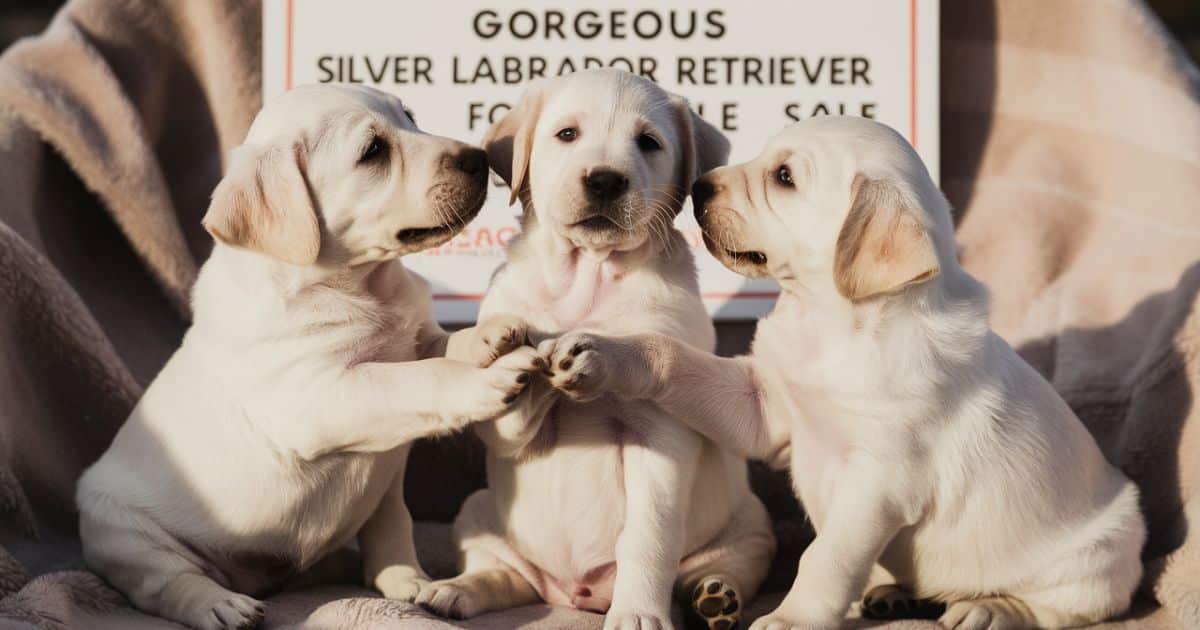 Gorgeous Silver Labrador Retriever Puppies for Sale