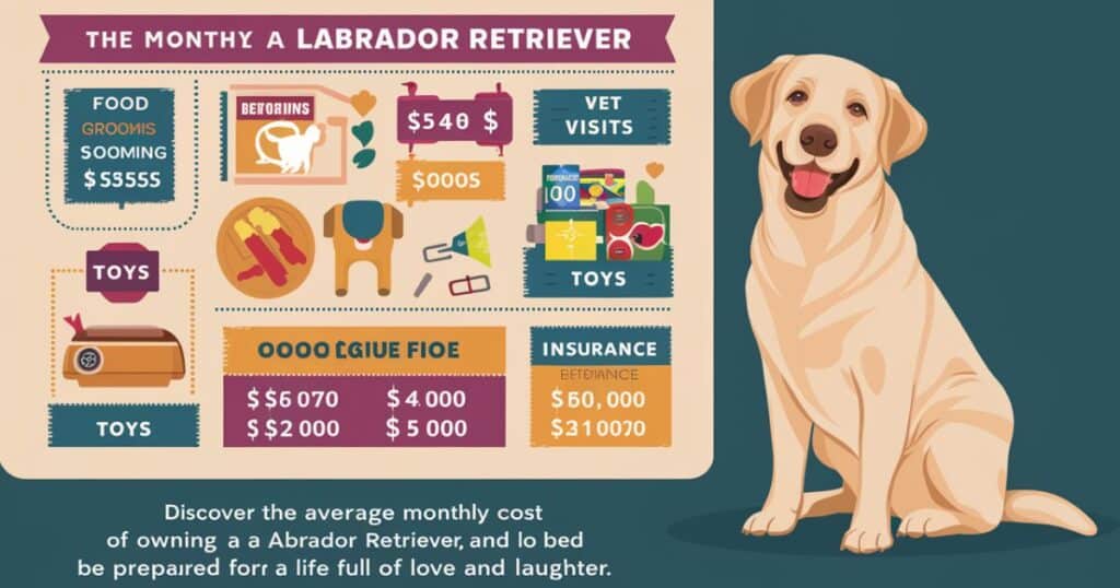How Much Does a Labrador Retriever Cost Per Month?