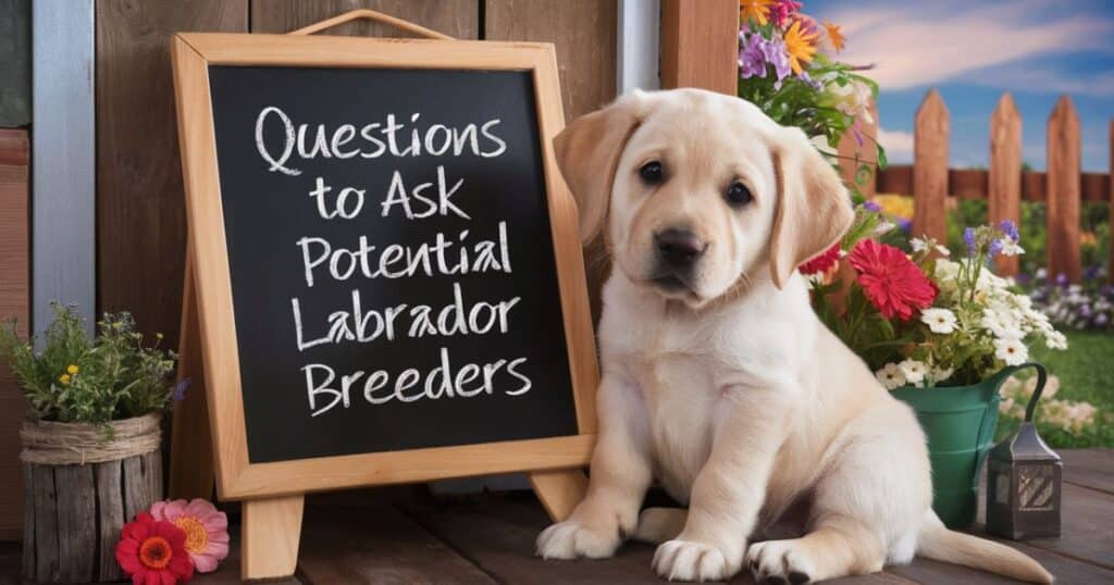 Questions to Ask Potential Labrador Breeders