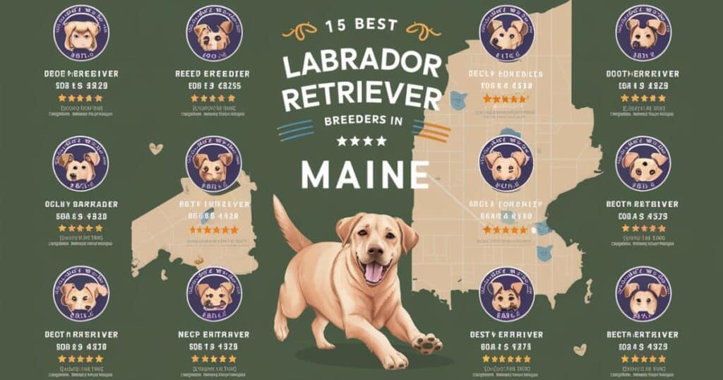 Top 15 Best Labrador Retriever Breeders in Maine (ME) for 2024