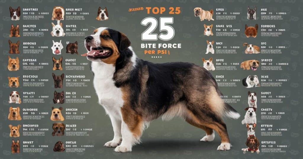 Top 25 Dog Breeds with the Strongest Bite Force (Ranked by PSI)