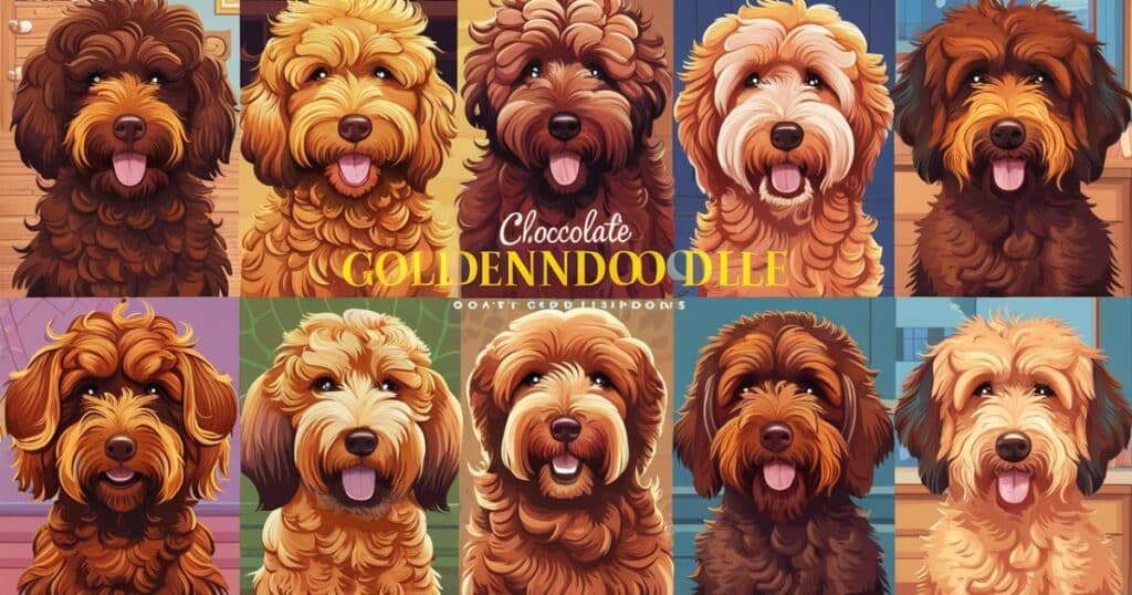 What are the Color Variations of Chocolate Goldendoodles?