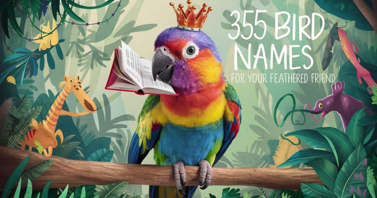 355 Bird Names For Your Feathered Friend