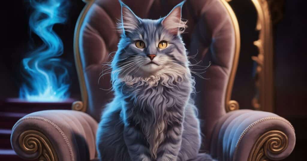 Blue Smoke Maine Coon Cat Personality