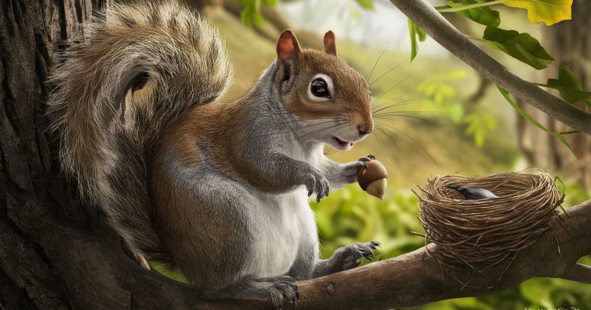 Do Squirrels Eat Bird Eggs? (How and Why They Do It)