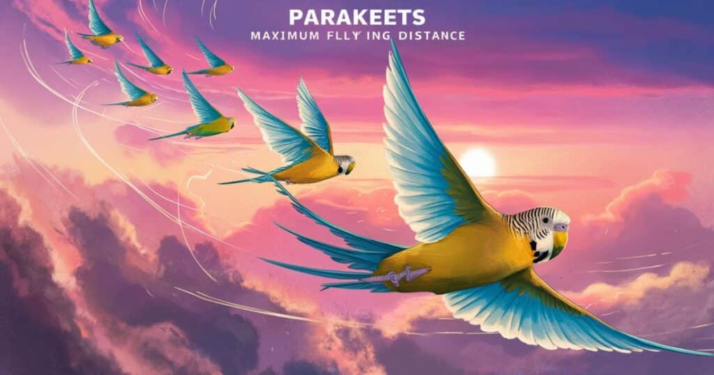 Maximum Distance Parakeets Can Fly