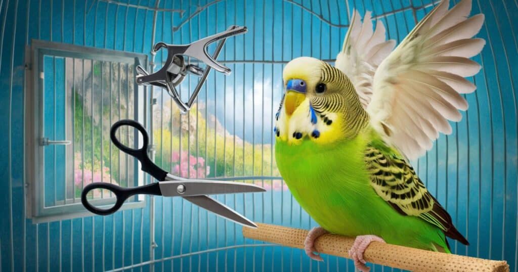 Should You Clip Your Parakeet's Wings?