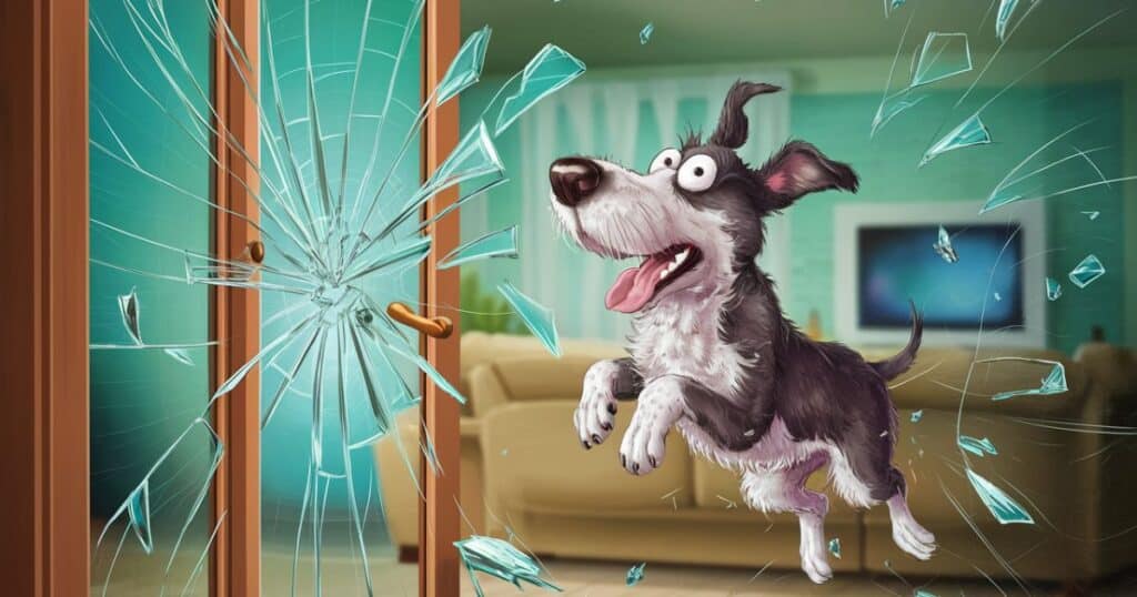 The Dangers of Dogs and Glass Doors